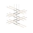 Sonneman 2805.13 20 Lights Satin Nickel 2040W Tik-Tak LED Pendant