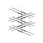 Sonneman 2805.25 20 Lights Satin Black 2040W Tik-Tak LED Pendant