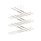 Sonneman 2806.13 24 Lights Satin Nickel 2952W Tik-Tak LED Pendant