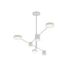 Sonneman 2883.03 6 Lights Satin White 16W Counterpoint LED Pendant