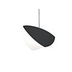 Sonneman 2901.25-BK 1 Light Satin Black Shade 9W Papillons LED Pendant