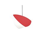 Sonneman 2901.25-BR 1 Light Satin Red Shade 9W Papillons LED Pendant