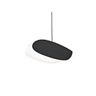 Sonneman 2901.25-DK 1 Light Satin Black Shade 9W Papillons LED Pendant