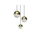 Sonneman 2914.14-AST 18W Brass Finish LED Pendant