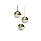 Sonneman 2914.14-LRG 18W Brass Finish LED Pendant