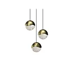 Sonneman 2914.14-MED 18W Brass Finish LED Pendant