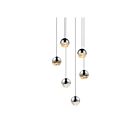 Sonneman 2915.01-SML 6 Lights Polished Chrome 18W Grapes LED Pendant