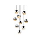 Sonneman 2916.01-MED 9 Lights Polished Chrome 36W Grapes LED Pendant