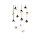 Sonneman 2917.01-SML 12 Lights Polished Chrome 36W Grapes LED Pendant