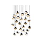 Sonneman 2918.01-LRG 24 Lights Polished Chrome 132W Grapes LED Pendant