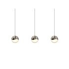 Sonneman 2920.13-LRG 3 Lights Satin Nickel 17W Grapes LED Pendant