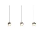 Sonneman 2920.13-MED 3 Lights Satin Nickel 12W Grapes LED Pendant