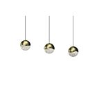 Sonneman 2920.14-LRG 18W Brass Finish LED Pendant