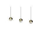 Sonneman 2920.14-MED 18W Brass Finish LED Pendant