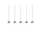 Sonneman 2921.13-SML 5 Lights Satin Nickel 15W Grapes LED Pendant