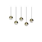 Sonneman 2921.14-MED 30W Brass Finish LED Pendant