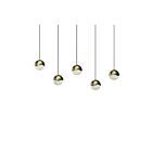 Sonneman 2921.14-SML 30W Brass Finish LED Pendant