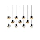 Sonneman 2922.01-MED 11 Lights Polished Chrome 44W Grapes LED Pendant