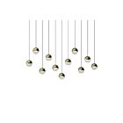 Sonneman 2922.14-MED 66W Brass Finish LED Pendant