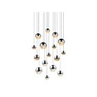 Sonneman 2923.01-AST 16 Lights Polished Chrome 64W Grapes LED Pendant