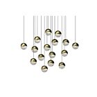 Sonneman 2923.14-LRG 96W Brass Finish LED Pendant