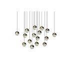Sonneman 2923.14-MED 96W Brass Finish LED Pendant