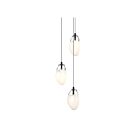 Sonneman 2971.25W 3 Lights Satin Black 4W Liquid LED Pendant