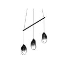 Sonneman 2973.25K 3 Lights Satin Black 4W Liquid LED Pendant