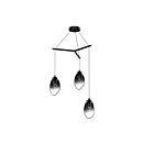 Sonneman 2975.25K 3 Lights Satin Black 4W Liquid LED Pendant