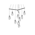 Sonneman 2977.25C 9 Lights Satin Black 4W Liquid LED Pendant