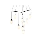 Sonneman 2977.25W 9 Lights Satin Black 4W Liquid LED Pendant