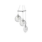 Sonneman 2995.25C-LRG 3 Lights Satin Black 4W Cantina LED Pendant