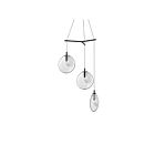 Sonneman 2995.25C-MED 3 Lights Satin Black 4W Cantina LED Pendant