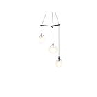Sonneman 2995.25W-SML 3 Lights Satin Black 4W Cantina LED Pendant