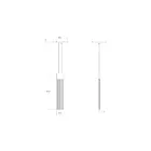 Sonneman 3091.14 5W Brass Finish LED Pendant