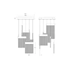 Sonneman 3094.01 8-Lights 113W Polished Chrome LED Chandelier