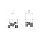 Sonneman 3097.01 11-Lights 160W Polished Chrome LED Chandelier