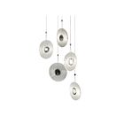 Sonneman 3115.01C 5 Lights Polished Chrome 50W Meclisse LED Pendant