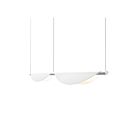 Sonneman 3122.03 2 Lights Satin White 60W Tela LED Pendant