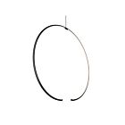 Sonneman 3151.25 1 Light Satin Black 17W Torc LED Pendant