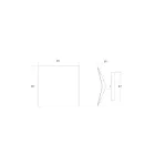 Sonneman 3440.03 5W Satin White LED Wall Sconce