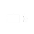 Sonneman 3441.03 7W Satin White LED Wall Sconce