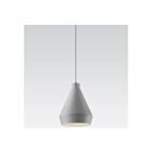 Sonneman 2750.16-E 1 Light Bright Satin Aluminum 75W Koma Taisho Pendant