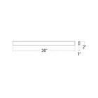 Sonneman 3453.77 22W Natural Anodized LED Bathroom Vanity Light