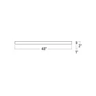 Sonneman 3454.77 30W Natural Anodized LED Bathroom Vanity Light