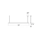 Sonneman 3466.98 29W Textured White LED Pendant