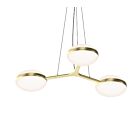 Sonneman 3612.14 6-Lights 28W Brass Finish LED Chandelier