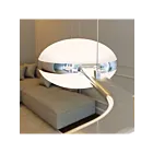 Sonneman 3612.25 6-Lights 28W Satin Black LED Chandelier