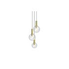 Sonneman 3763.38 3-Lights 60W Satin Brass Chandelier