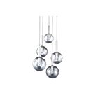 Sonneman 3765.35 5 Lights Polished Nickel 60W Bubbles Pendant